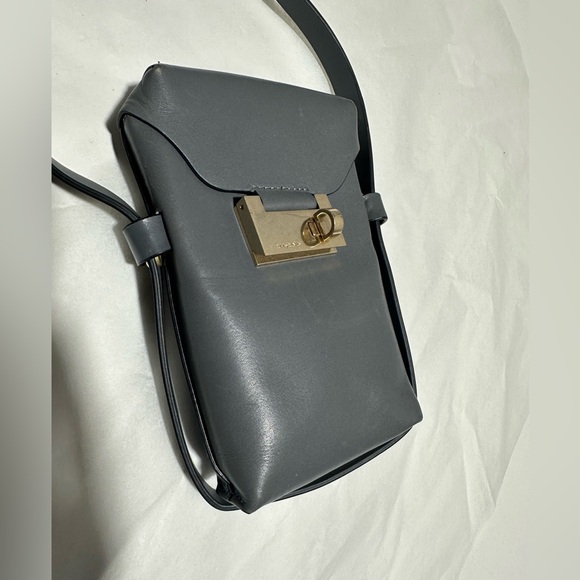 AllSaints Salome Leather Cross Body Bag - Picture 7 of 15